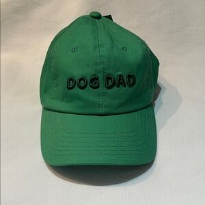 Cuddle Collab Green "DOG DAD" Embroidered Baseball Cap